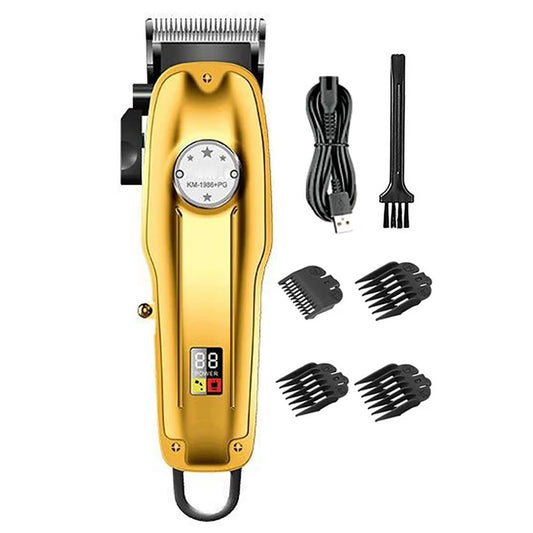 GLESVOWIO Mens Hair Clippers Professional Trimmer Men's Clipper Cordless Electric USB Charging LCD Display Barber Cutting Machine Beauty and Personal Care GLESVOWIO