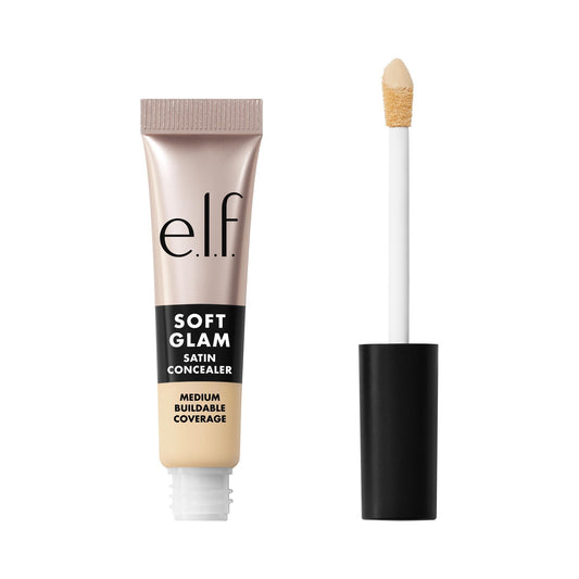 e.l.f. Soft Glam Satin Concealer, Medium Coverage For Blemishes & Under-Eye, Crease-Resistant, Long Lasting, Vegan , 12 Fair Warm Beauty & Personal Care e.l.f.