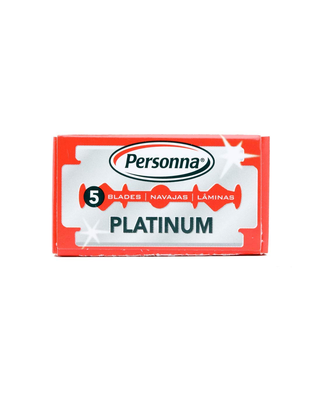 Personna Platinum Red Chrome Double Edge Stainless Steel 100 Blades 20BX Beauty and Personal Care Personna