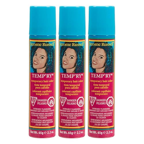 Jerome Russell Temp'Ry Spray-On Auburn Hair Color, 2.2Oz X 3 Pack Beauty & Personal Care Jerome Russell