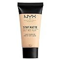 NYX PROFESSIONAL MAKEUP Stay Matte But Not Flat Liquid Foundation, Ivory, 1.18 Ounce Beauty & Personal Care NYX PROFESSIONAL MAKEUP