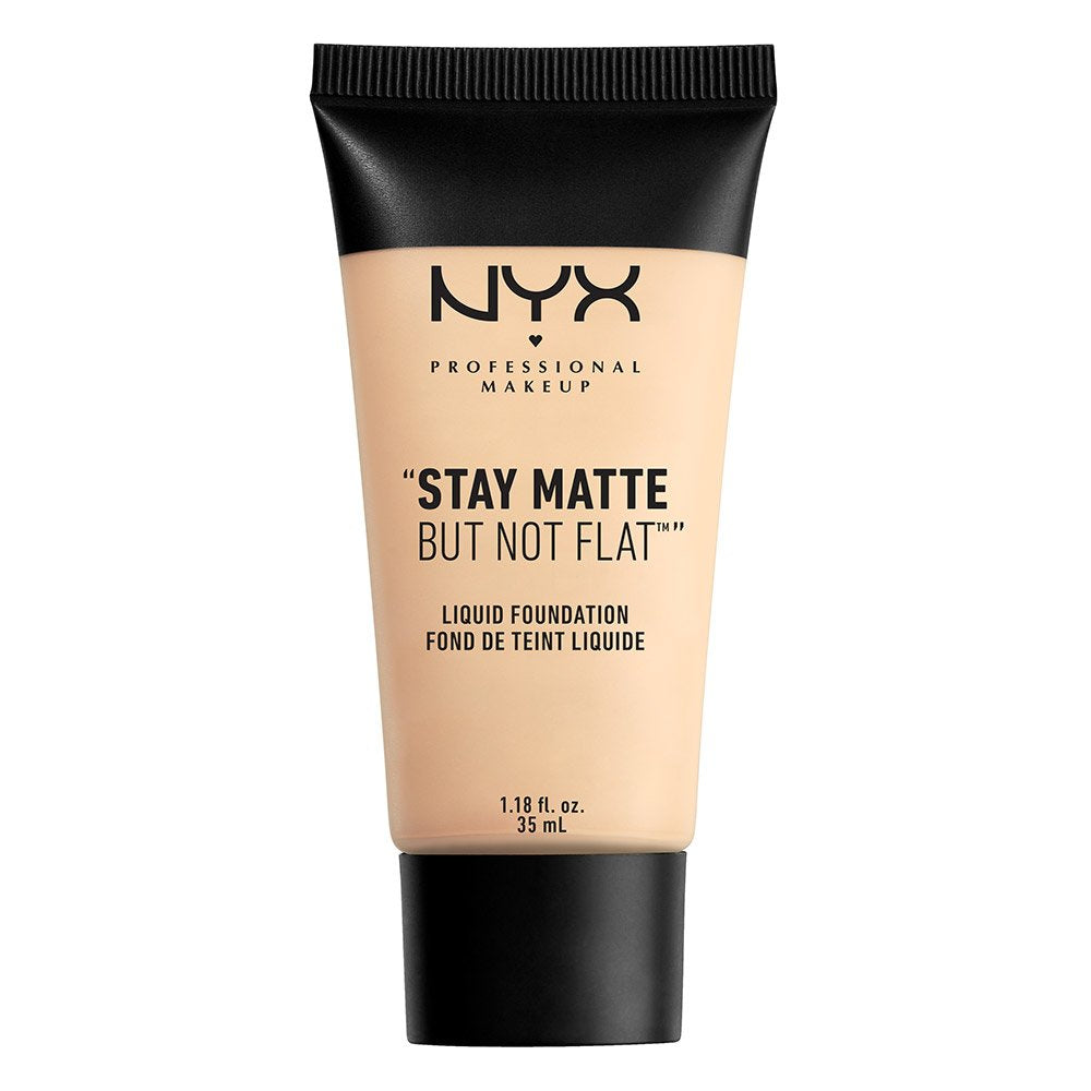 NYX PROFESSIONAL MAKEUP Stay Matte But Not Flat Liquid Foundation, Ivory, 1.18 Ounce Beauty & Personal Care NYX PROFESSIONAL MAKEUP