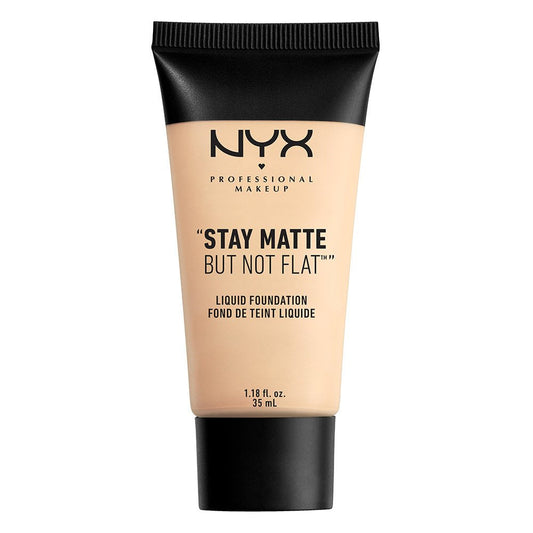 NYX PROFESSIONAL MAKEUP Stay Matte But Not Flat Liquid Foundation, Ivory, 1.18 Ounce Beauty & Personal Care NYX PROFESSIONAL MAKEUP