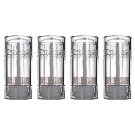 BFLCTTBD 4pcs Empty Twist Up Tubes DIY Deodorant Stick Containers Deodorant Tubes Empty Lotion Stick Tubes Empty Refillable Deodorant Containers Beauty and Personal Care BFLCTTBD