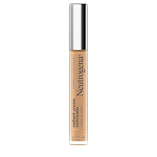 Neutrogena Healthy Skin Radiant Brightening Cream Concealer with Peptides & Vitamin E Antioxidant, Lightweight Perfecting Concealer Cream Beauty & Personal Care Neutrogena