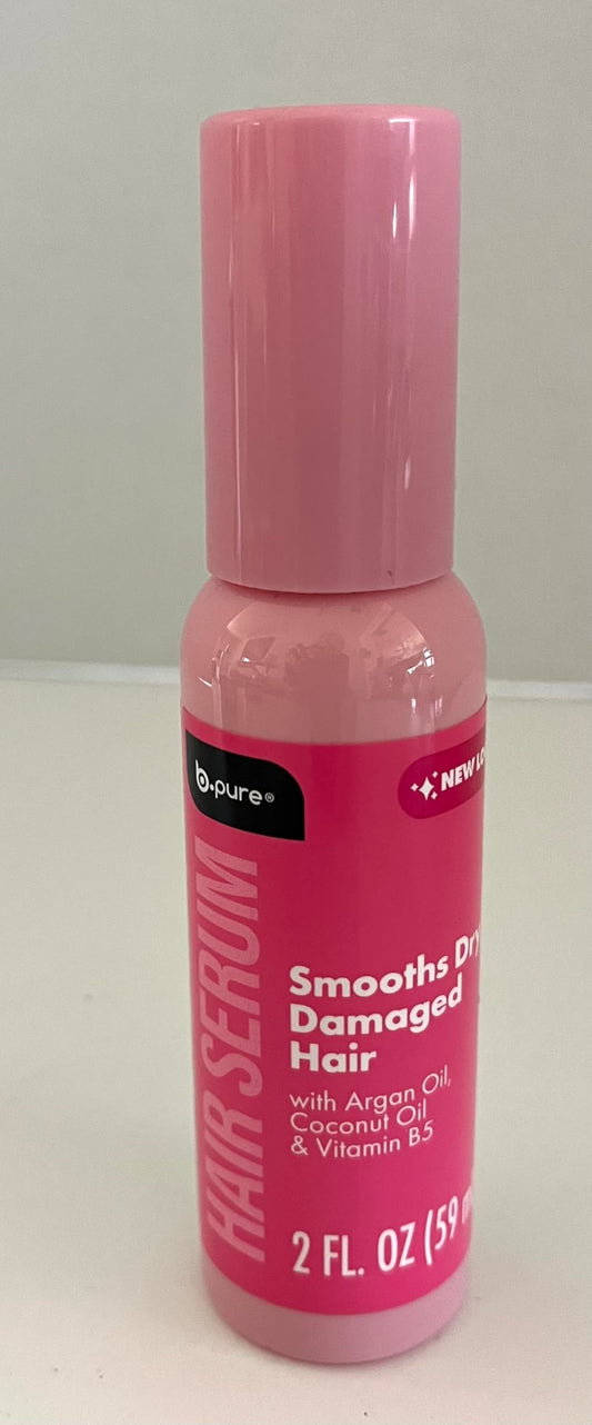 b.pure Hair Serum for Dry Damaged Hair with Argan Oil, Coconut Oil and Vitamin B5, 2 FL OZ Beauty & Personal Care b.pure