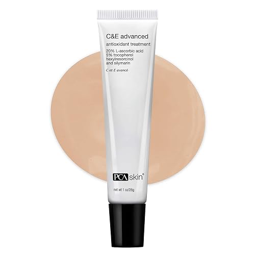 PCA SKIN Vitamin C and E Advanced Antioxidant Skin Brightening Serum, Vitamin C Serum, Diminishes Dark Spots, 1 fl oz Tube Beauty & Personal Care PCA SKIN