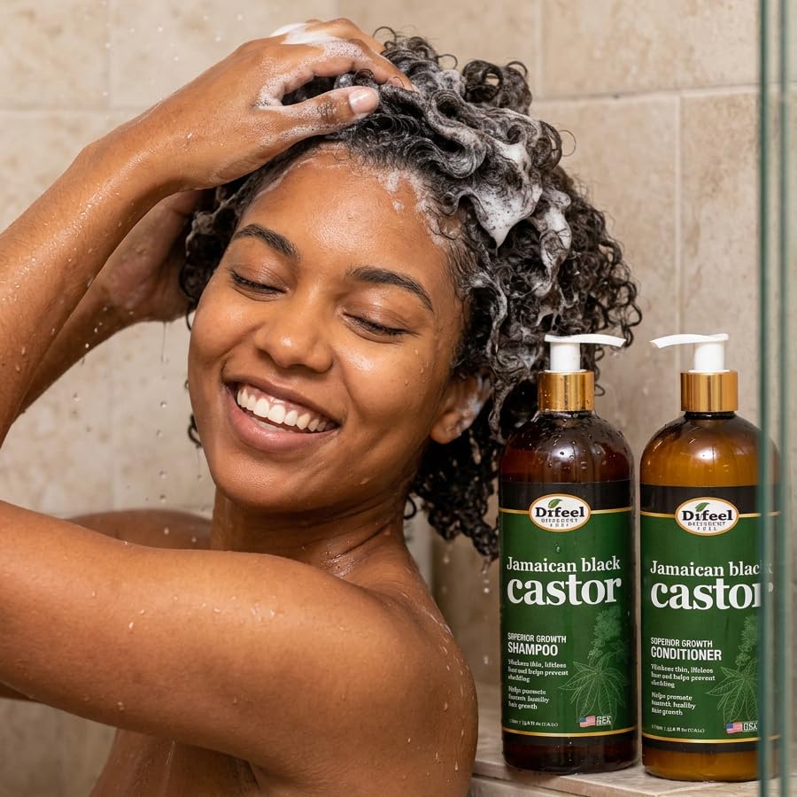 Difeel Elevated Superior Growth Jamaican Black Castor Shampoo 33.8 oz.