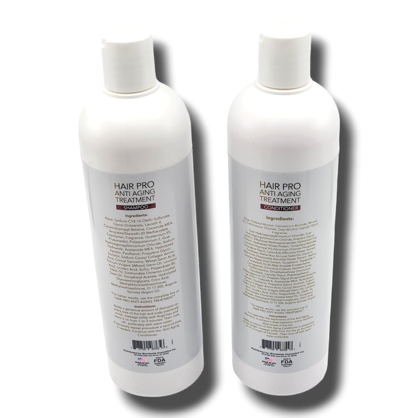 Eternal Spirit Hair Pro Shampoo and Conditioner Bundle, 16 fl oz Each - Special Edition Hydrating Hair Care Set with Stem Cells, Argan Oil & Keratin Beauty & Personal Care Eternal Spirit Beauty