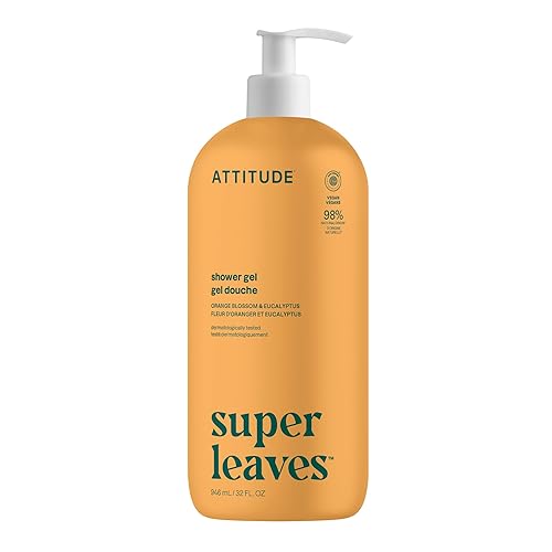 ATTITUDE Body Wash, EWG Verified Shower Gel, Dermatologically Tested, Plant and Mineral-Based, Vegan Personal Care Products, Orange Blossom Beauty & Personal Care ATTITUDE