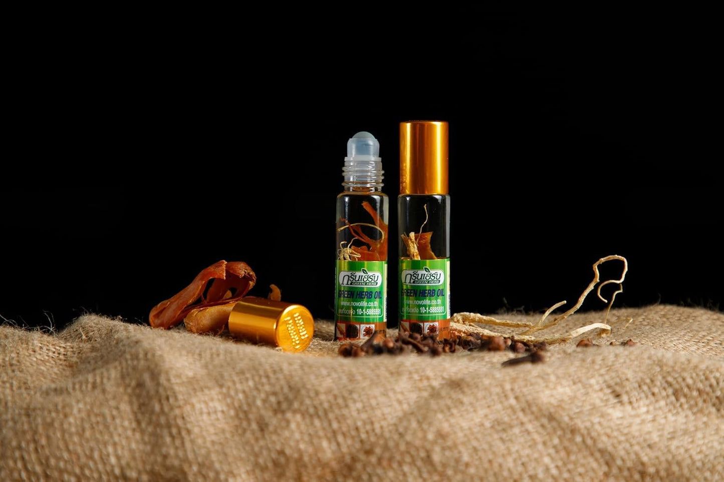 AAKRISHI Thai Green Herb Oil - 8ml (Pack of 1) Beauty and Personal Care AAKRISHI