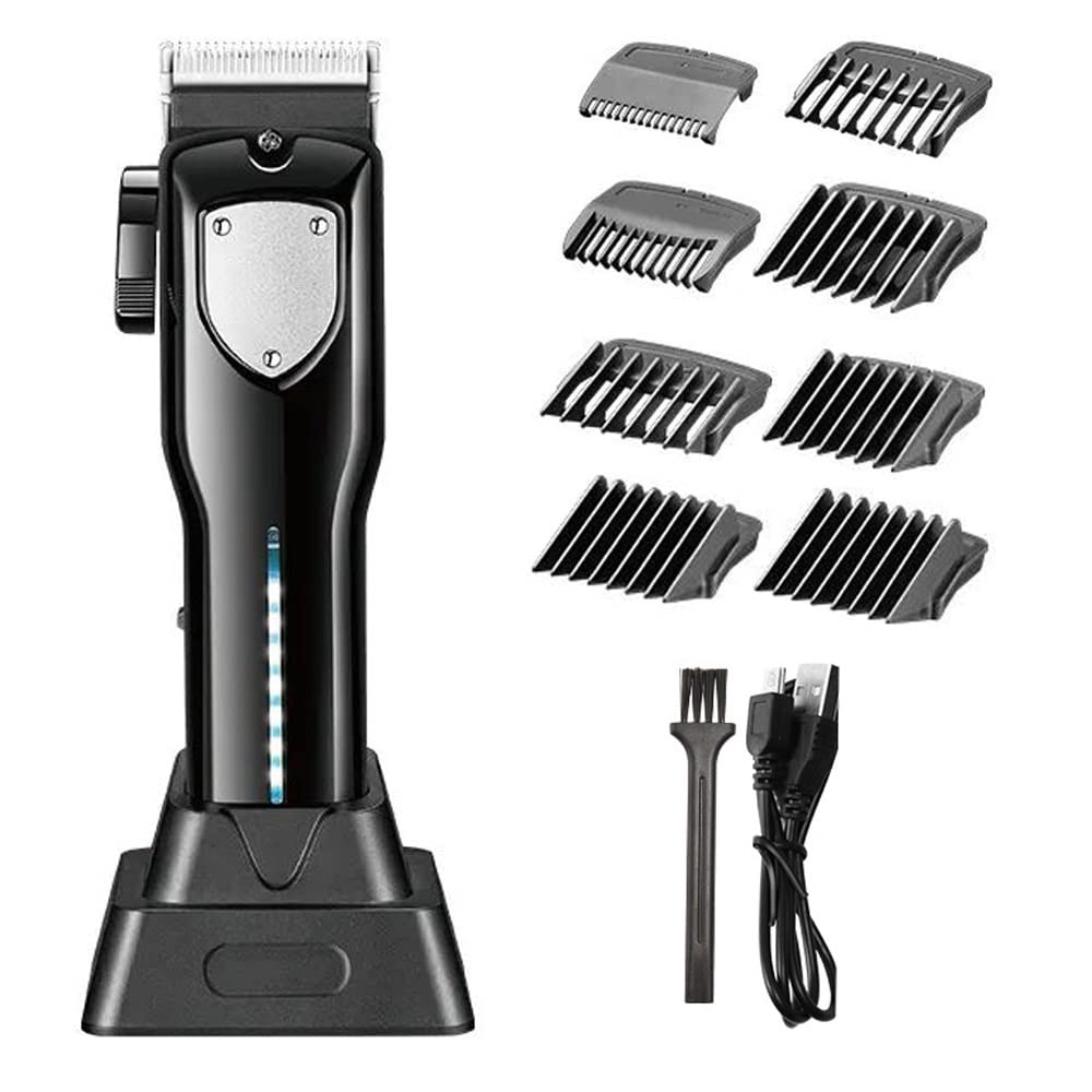 RASRGTRQ Mens Hair Clippers, Adjustable Powder Metallurgy Tool Head Hair Trimmer Intelligent Display Light Low Noise Hair Clipper Beauty and Personal Care RASRGTRQ