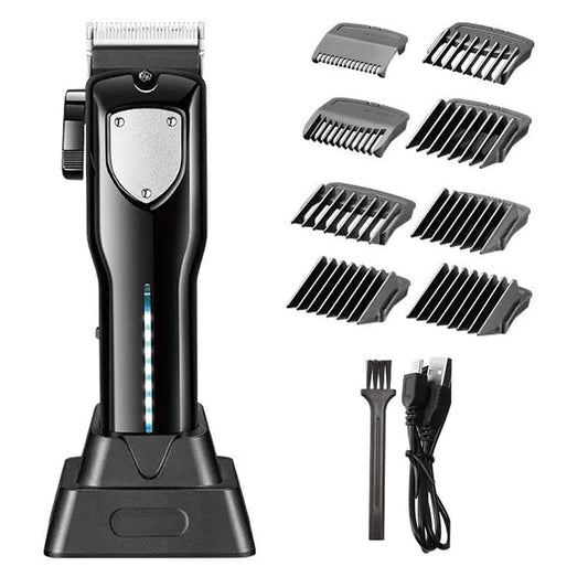 RASRGTRQ Mens Hair Clippers, Adjustable Powder Metallurgy Tool Head Hair Trimmer Intelligent Display Light Low Noise Hair Clipper Beauty and Personal Care RASRGTRQ
