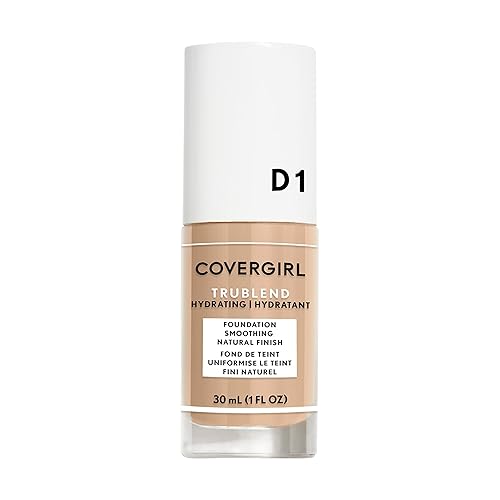 COVERGIRL truBlend Liquid Foundation Makeup Creamy Beige D1, 1 oz (packaging may vary) Beauty & Personal Care COVERGIRL