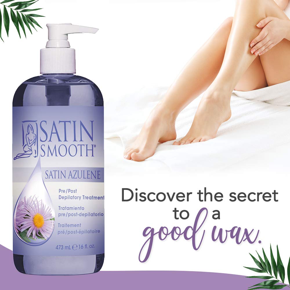 Satin Smooth Azulene Pre/Post Depilatory Treatment, 16 oz Beauty & Personal Care SATIN SMOOTH