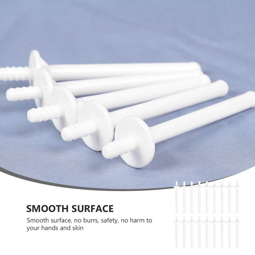 20Pcs Nose Wax Sticks Plastic Wax Rod Wand Nose Waxing Strips Nostril Cleaning Removal Disposable for Men and Women Beauty and Personal Care Milisten