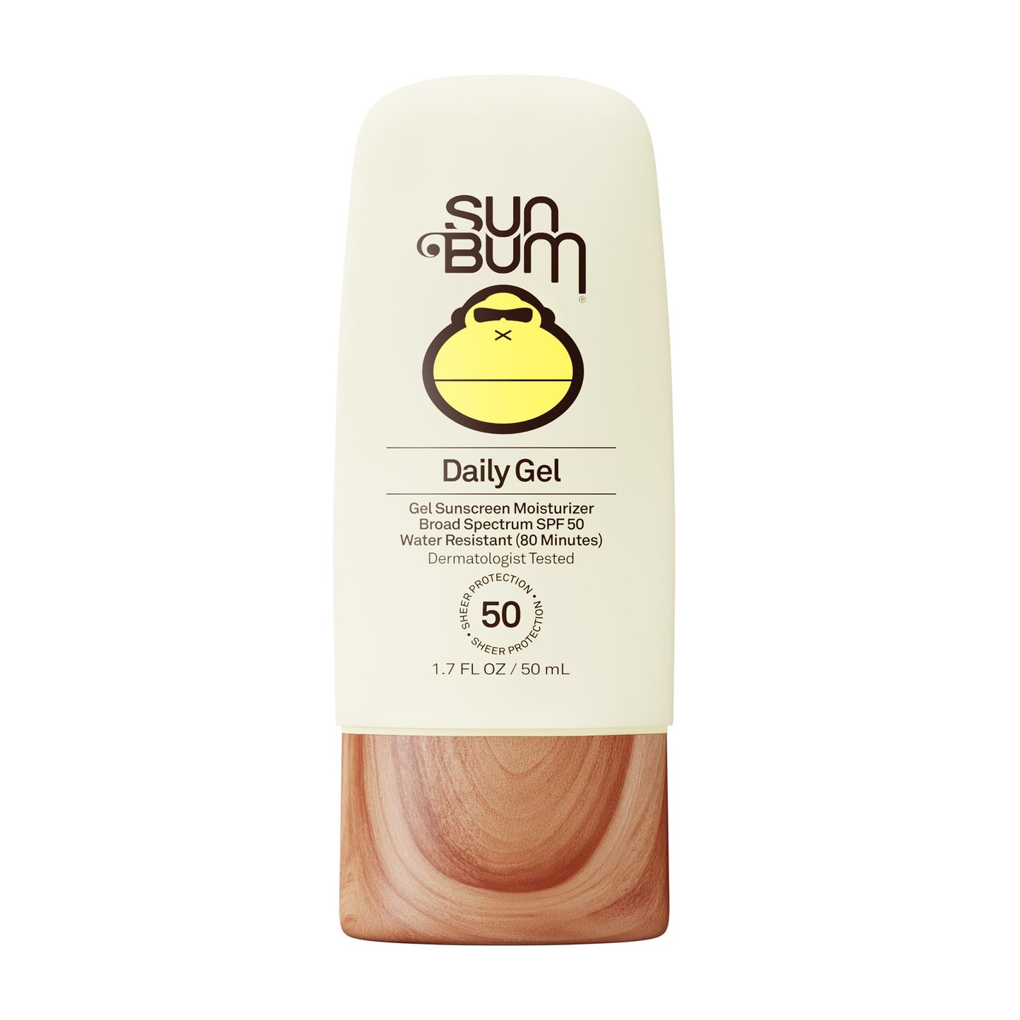 Sun Bum Daily SPF 50 Clear Gel Face Sunscreen - Broad Spectrum Moisturizing Facial Sunscreen with Vitamin E - Vegan and Hawaii 104 Act Compliant Beauty & Personal Care Sun Bum