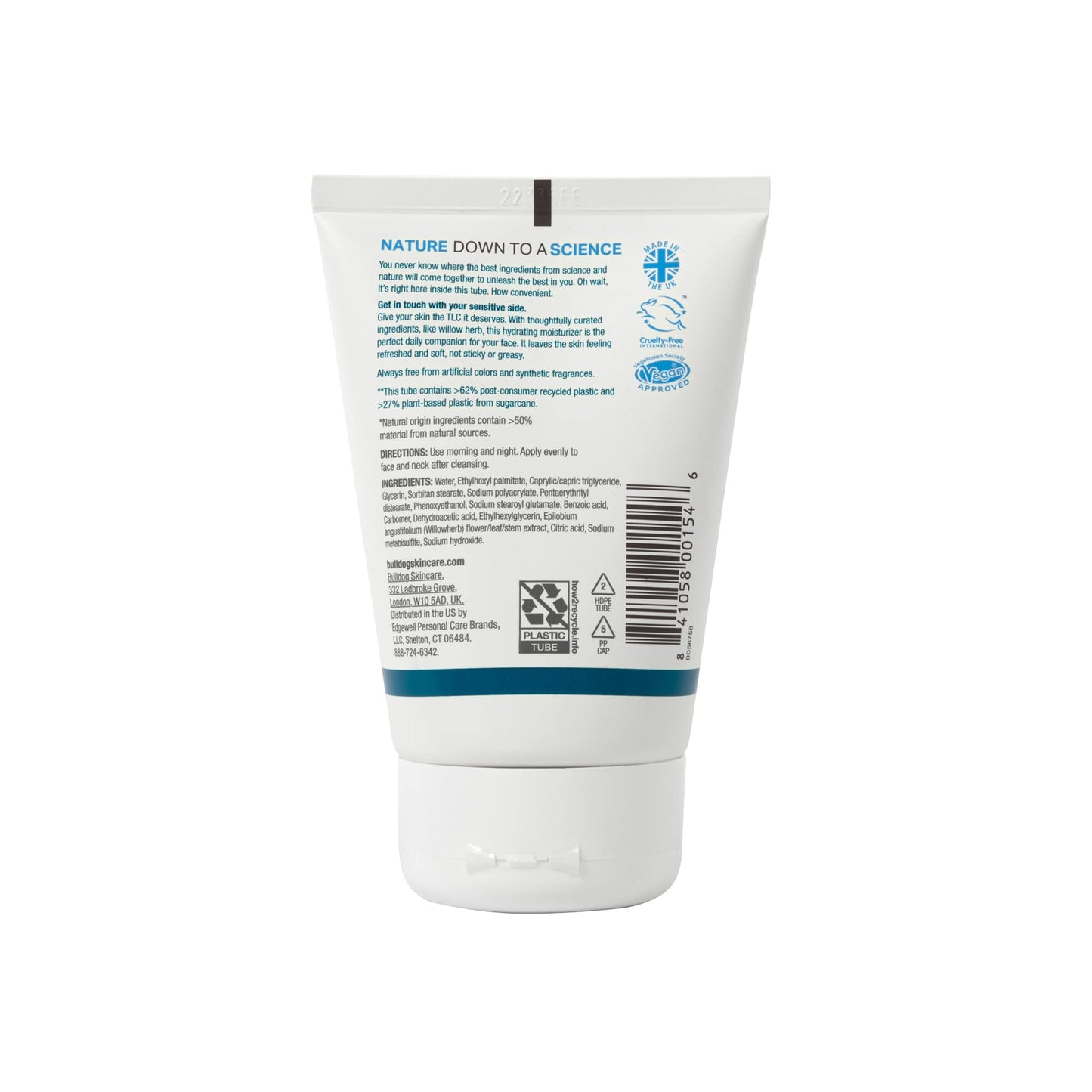 BULLDOG Mens Skincare and Grooming Face Moisturizer Fragrance Free, Sensitive, 3.3 Fluid Ounce Beauty & Personal Care BULLDOG