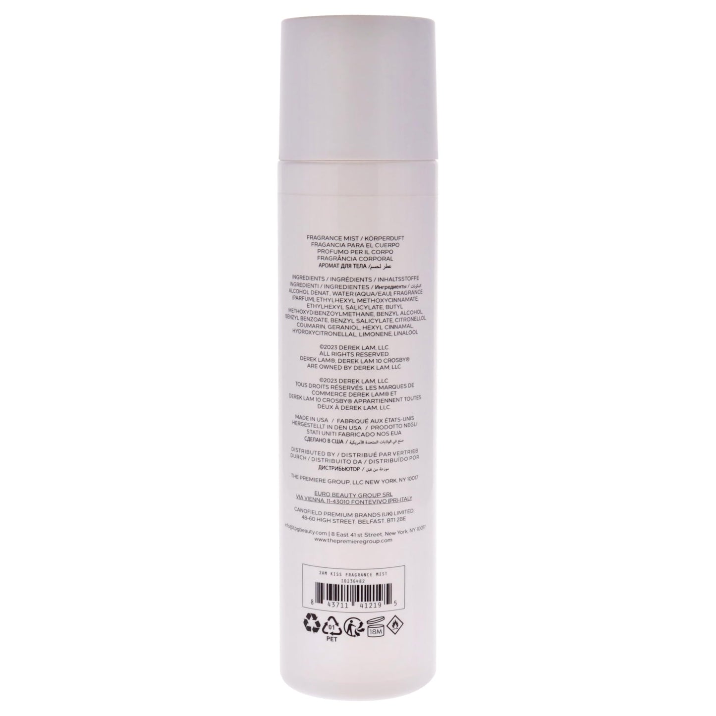 Derek Lam 2Am Kiss for Women - 8 oz Fragrance Mist Beauty & Personal Care Derek Lam
