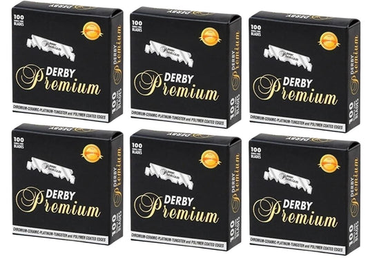 600 "Derby Premium" Single Edge Razor Blades for straight razor Beauty and Personal Care Derby