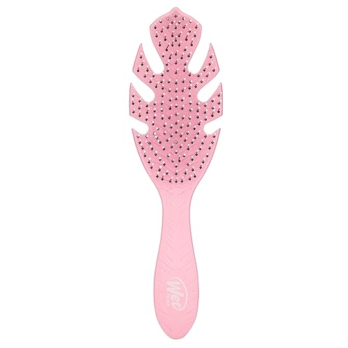 Wet Brush Go Green Hair Detangler Brush, Pink - Detangling Hair Brush - Ultra-Soft IntelliFlex Bristles Glide Through Tangles & Gently Loosens Knots Beauty & Personal Care Wet Brush