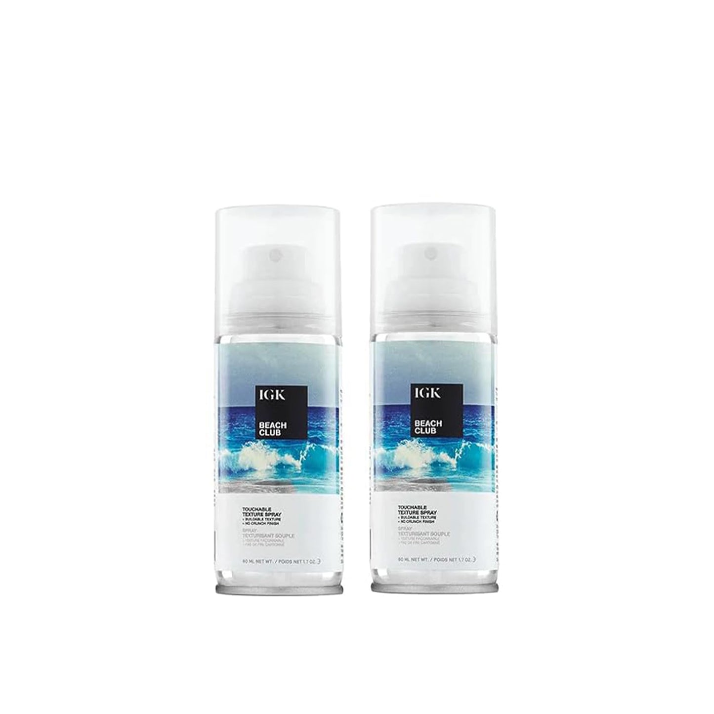 IGK Beach Club Texture Spray for Hair Travel Size | Instant Volume, Texture and Hold | Salt-Free, Non-Drying Finishing Spray | Vegan + Cruelty-Free | Beauty & Personal Care IGK