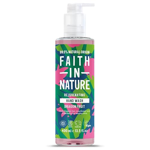 FAITH IN NATURE Natural Dragon Fruit Liquid Hand Wash, Rejuvenating, Vegan and Cruelty Free, No SLS or Parabens, 400 ml Beauty & Personal Care FAITH IN NATURE