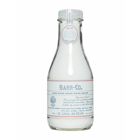 Barr-Co. Original Scent Fine Hand Made Bath Salts, Vanilla Coconut Bath Salts with Oatmeal and Vetiver, Relaxing Bath Products for Women & Men, 32 oz Beauty and Personal Care BARR-CO