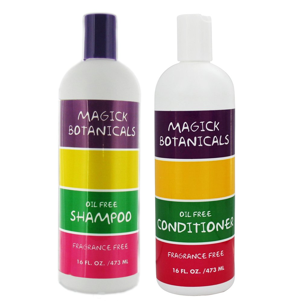 Magick Botanicals Oil Free and Fragrance Free Shampoo & Conditioner Bundle 16 oz Each Beauty & Personal Care Magick Botanicals