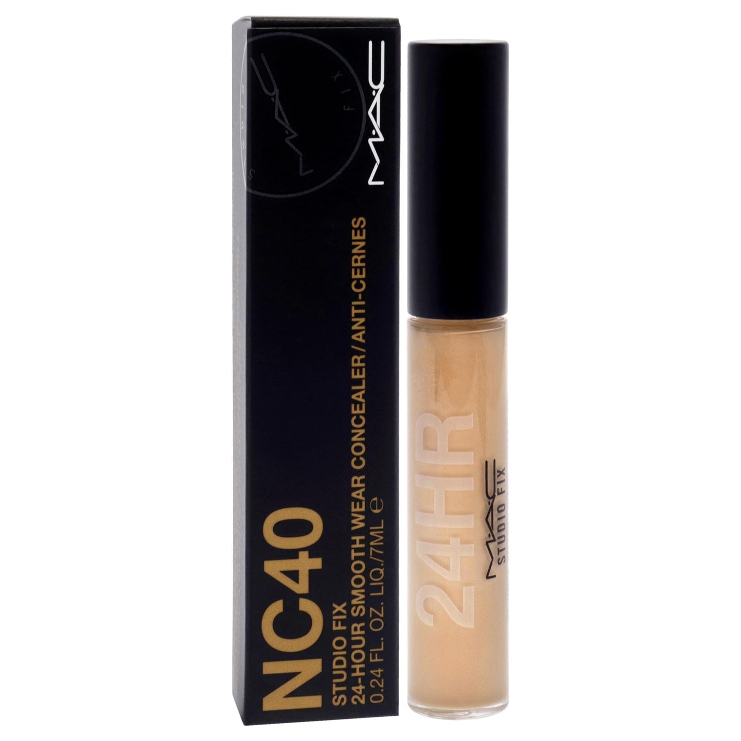Studio Fix 24-Hour Smooth Wear Concealer - NC40 by MAC for Women - 0.24 oz Concealer Beauty & Personal Care MAC