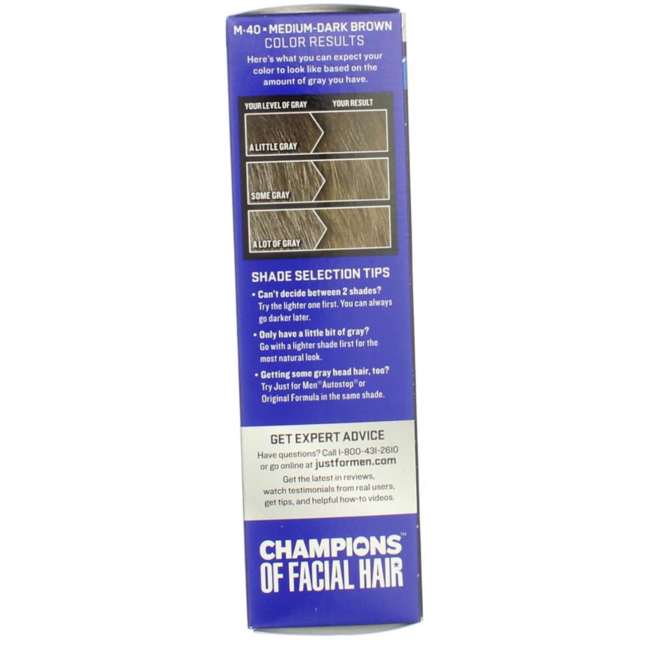 Just For Men Color Gel Mustache/Beard/Sideburns 95 Medium-Dark Brown Beauty & Personal Care Just for Men