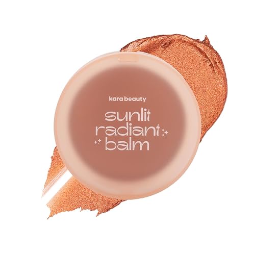 Kara Beauty Sunlit Radiance Glow Balm Highlighter and Bronzer Cream for Dewy Glow, Natural Mica Shimmer Face Blush Balm, Lightweight Formula Beauty & Personal Care Kara Beauty