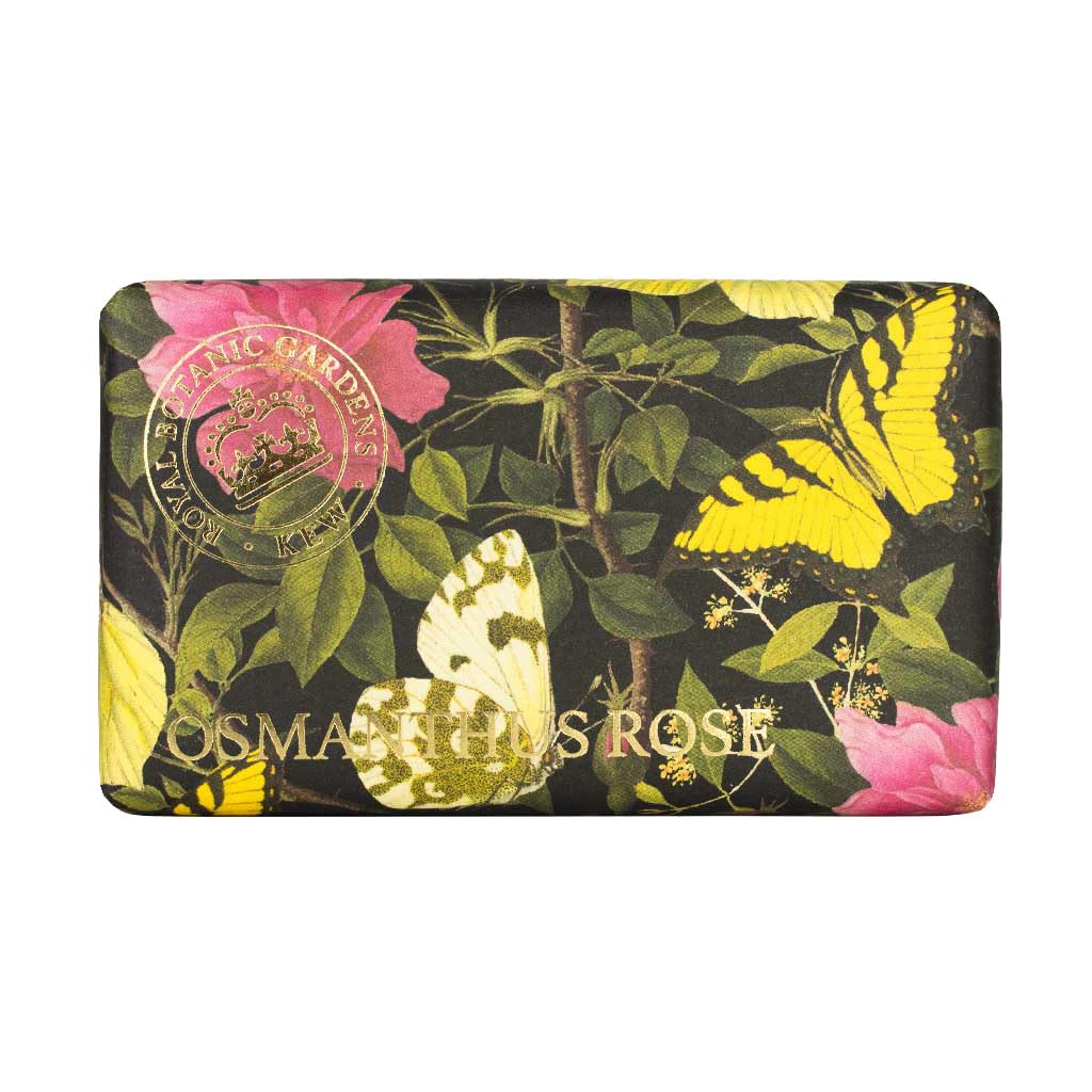 Royal Botanical Gardens, Kew Osmanthus Rose Luxury Shea Butter Soap 240g Beauty & Personal Care The English Soap Company