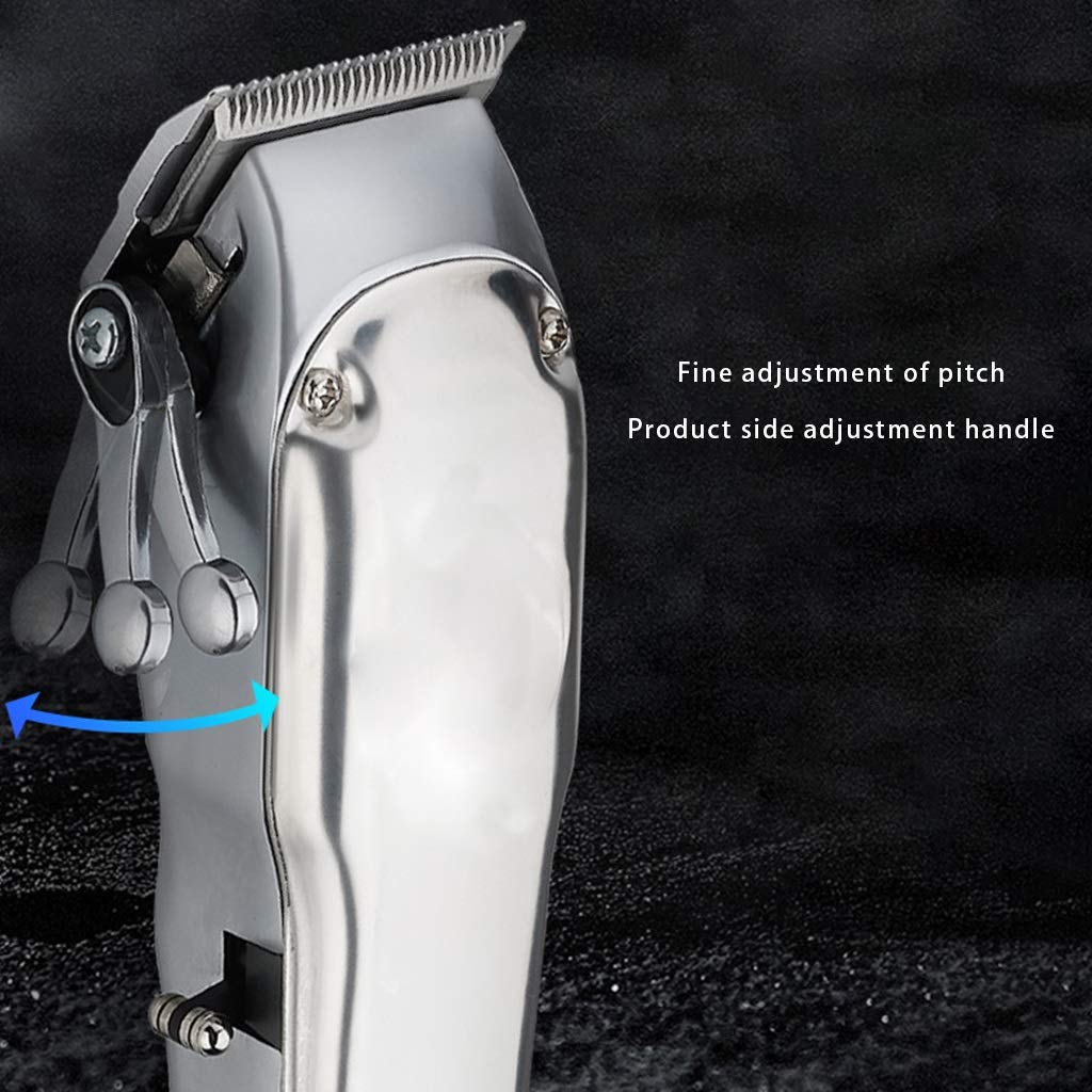 LBAawxe Barber LCD Digital Display Rechargeable Hair Clipper Retro Oil Head Electric Clipper Hair Salon Strong Power Electric Fader Beauty and Personal Care LBAawxe