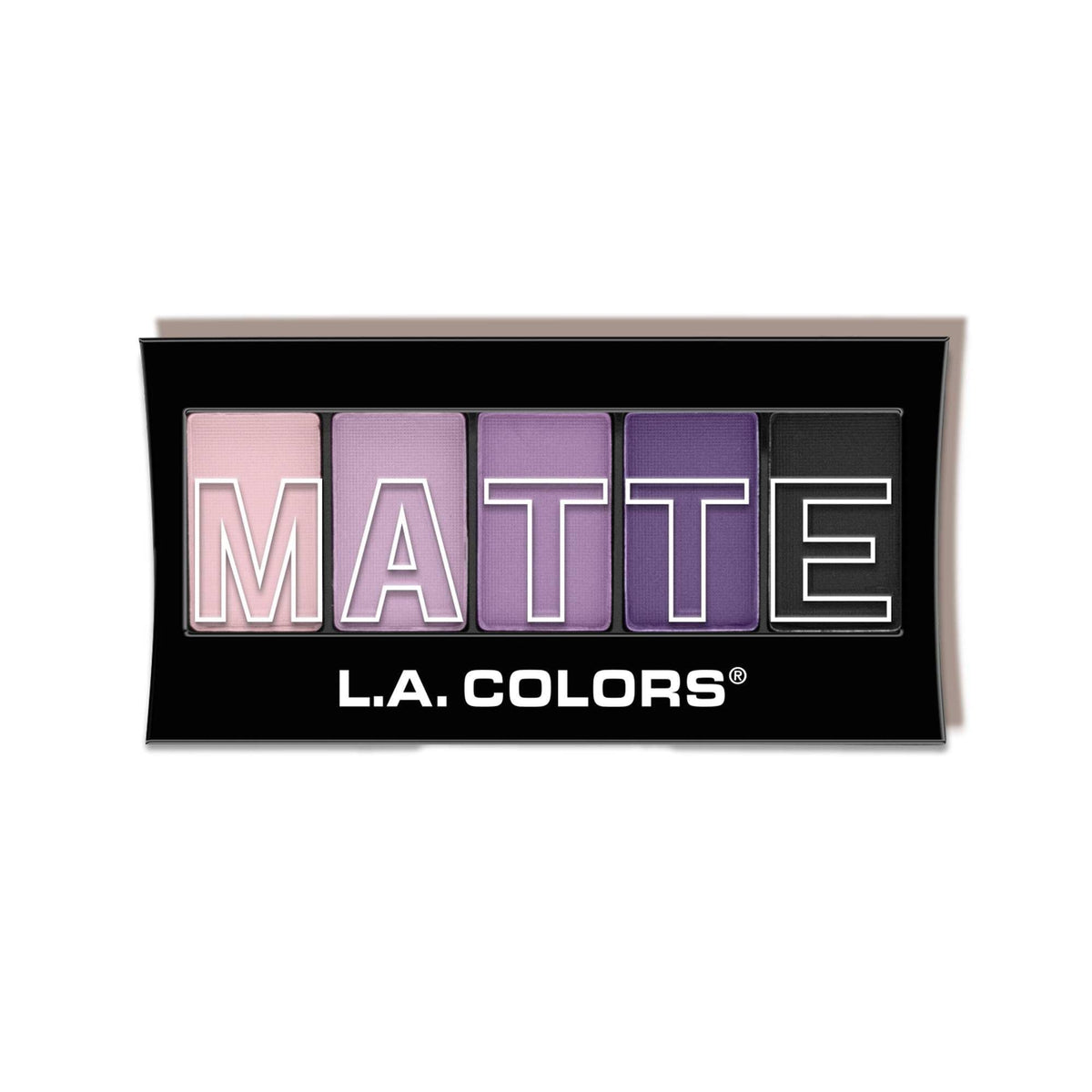 L.A. COLORS 5 Color Matte Eyeshadow Palette, Purple Cashmere CEM473 Beauty & Personal Care L.A. COLORS