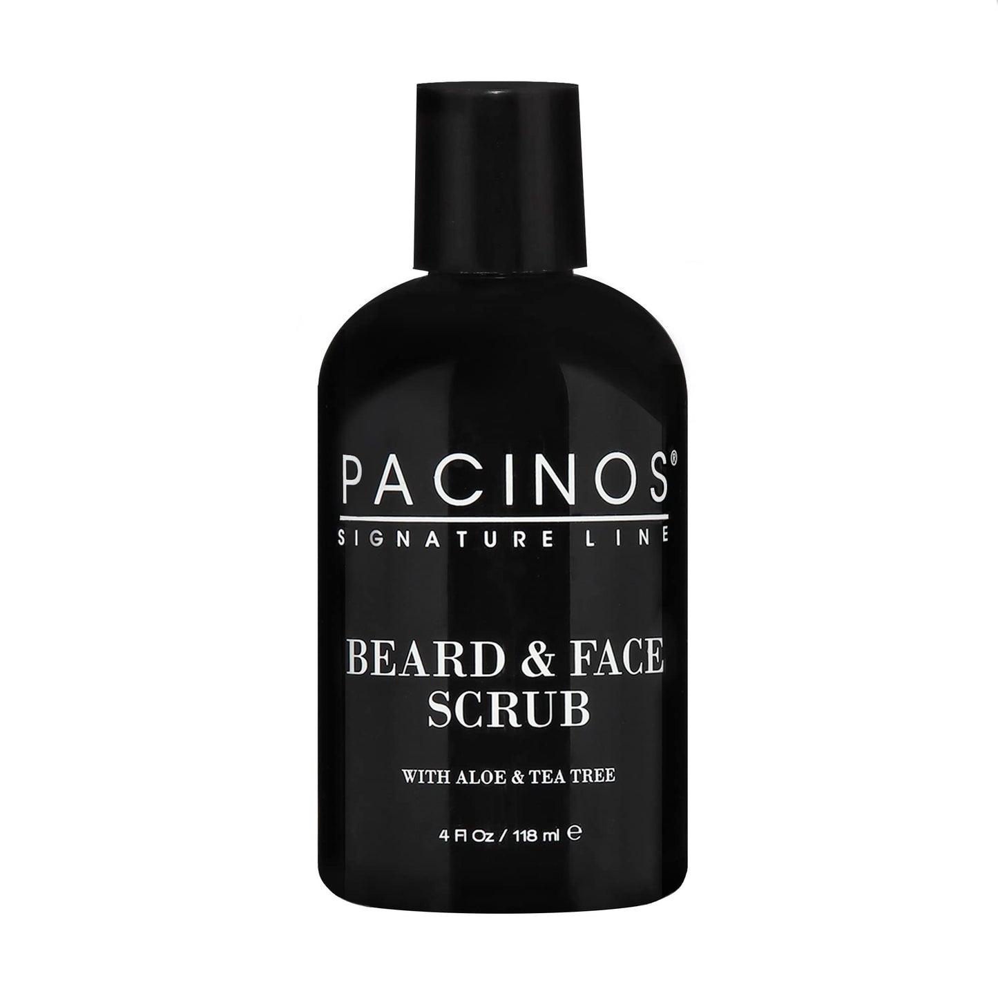 Pacinos Shave System, Beard and Face Scrub, Men's Skin Care, Best Organic Natural Shampoo, Aloe Vera and Tea Tree Extract, Removes Impurities, 4 oz Beauty & Personal Care Pacinos