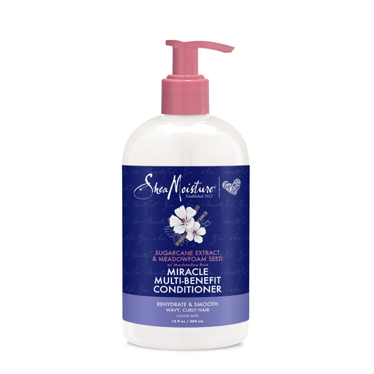SheaMoisture Silicone Free Conditioner for Dry Hair, Sugarcane and Meadowfoam, Sulfate Free Conditioner, 13 Oz Beauty & Personal Care SheaMoisture