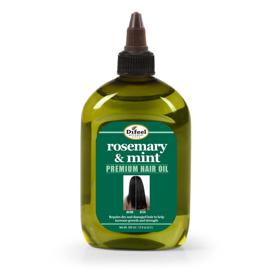 Difeel Rosemary and Mint Premium Hair Oil with Biotin - LARGE 12 oz. - Natural Rosemary Oil for Hair Growth & Biotin Beauty & Personal Care Difeel