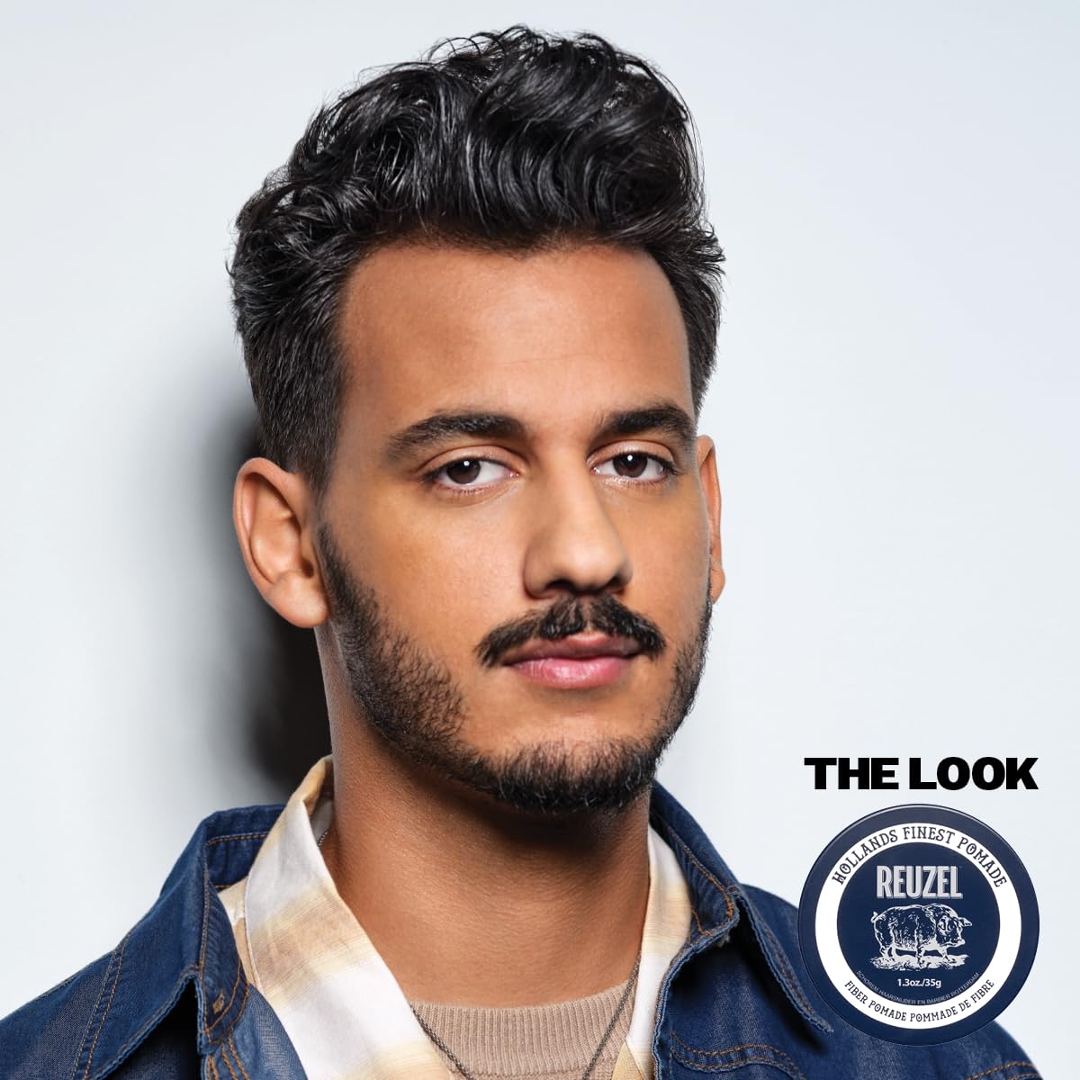 REUZEL Fiber Pomade, Firm and Pliable All Day Hold, Water Soluble Styling, Low Shine and Flake Free, Easy To Wash Out, For All Hair Types Beauty & Personal Care REUZEL