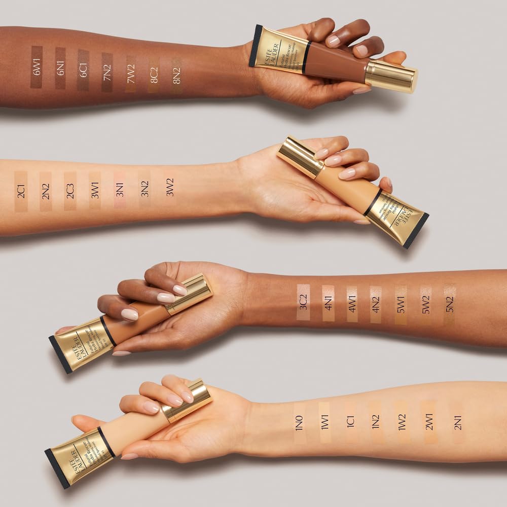 Estée Lauder Futurist Hydra Rescue Moisturizing Foundation Makeup SPF 45 for a 12-Hour Glow, 1.2 Fl Oz, 3C2 Pebble Beauty & Personal Care Estée Lauder