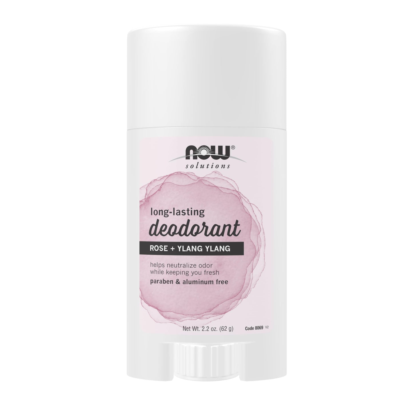 NOW Foods Solutions, Long-Lasting Deodorant Stick, Rose and Ylang Ylang Scent, Odor Neutralizing and Keeps You Fresh, 2.2-Ounce Beauty and Personal Care NOW Foods