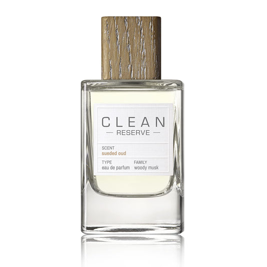 CLEAN RESERVE Sueded Oud Eau de Parfum | Eco-Conscious & Sustainable Spray Fragrance | Vegan, Phthalate-Free, & Paraben-Free | 3.4 Fl Oz/100mL Beauty & Personal Care CLEAN