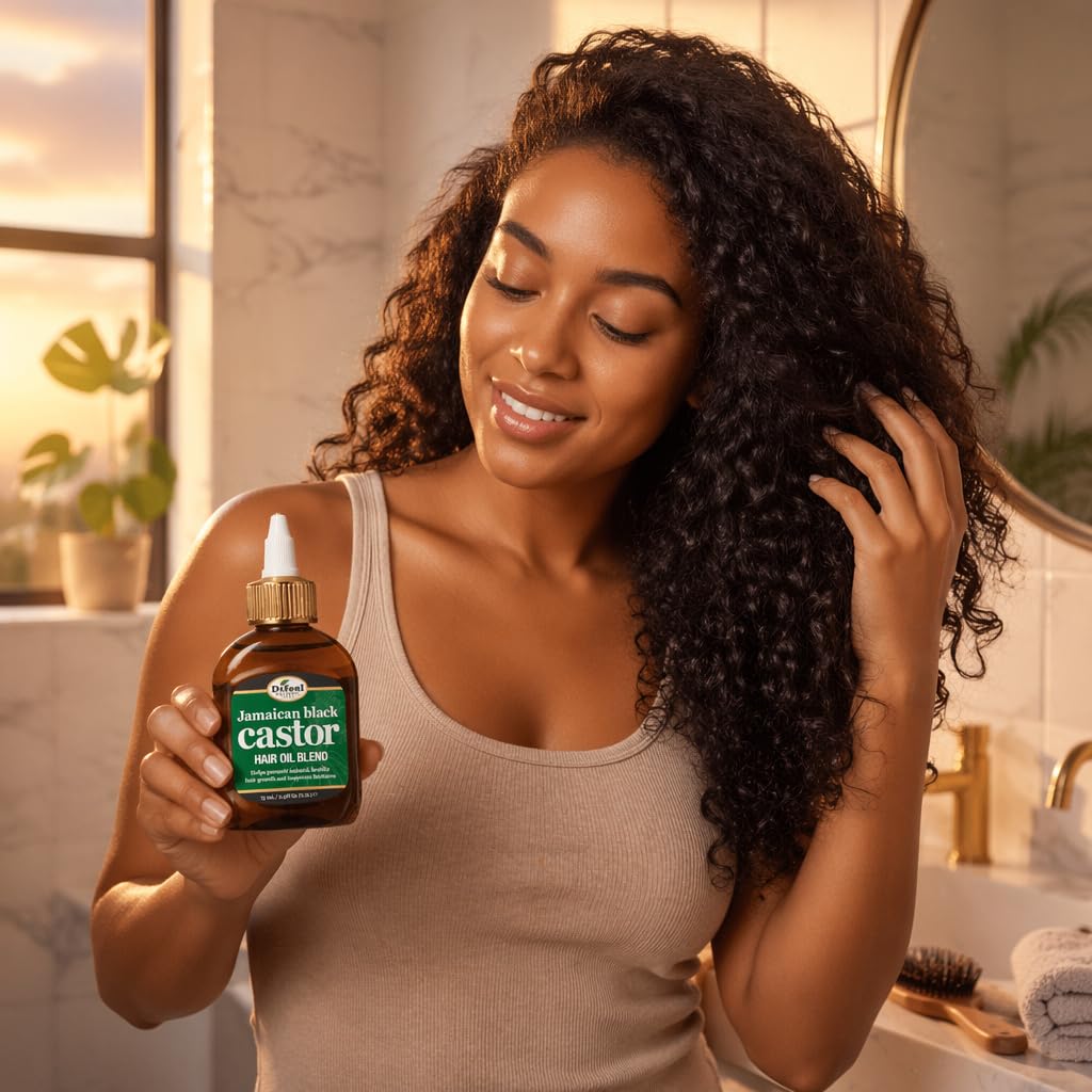 Difeel Jamaican Black Castor Hair Oil Blend 2.5 oz.