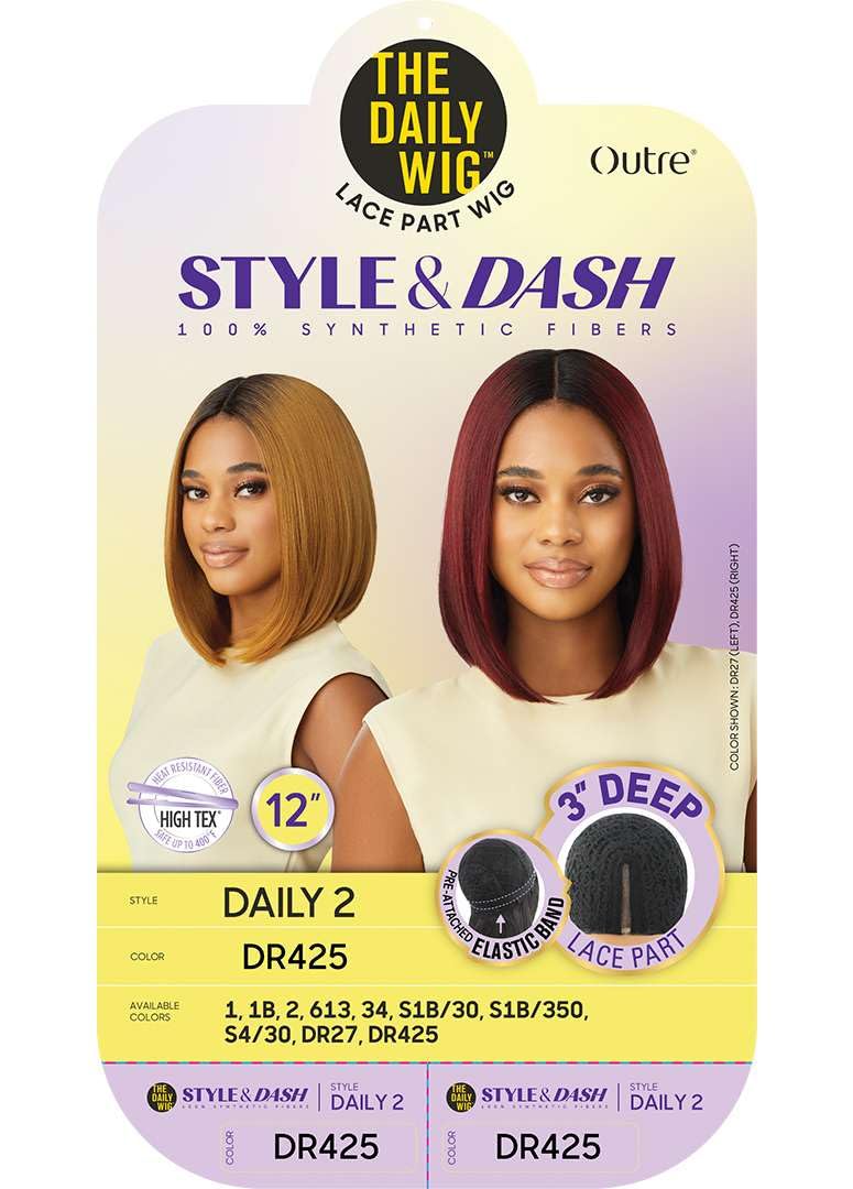 Outre The Daily Wig - Style & Dash - Daily 2 (DARK BROWN 2)