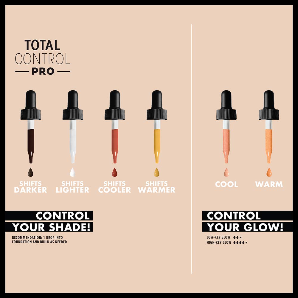 NYX PROFESSIONAL MAKEUP Total Control Pro Drop Foundation Hue Shifter, Cool Beauty & Personal Care NYX PROFESSIONAL MAKEUP