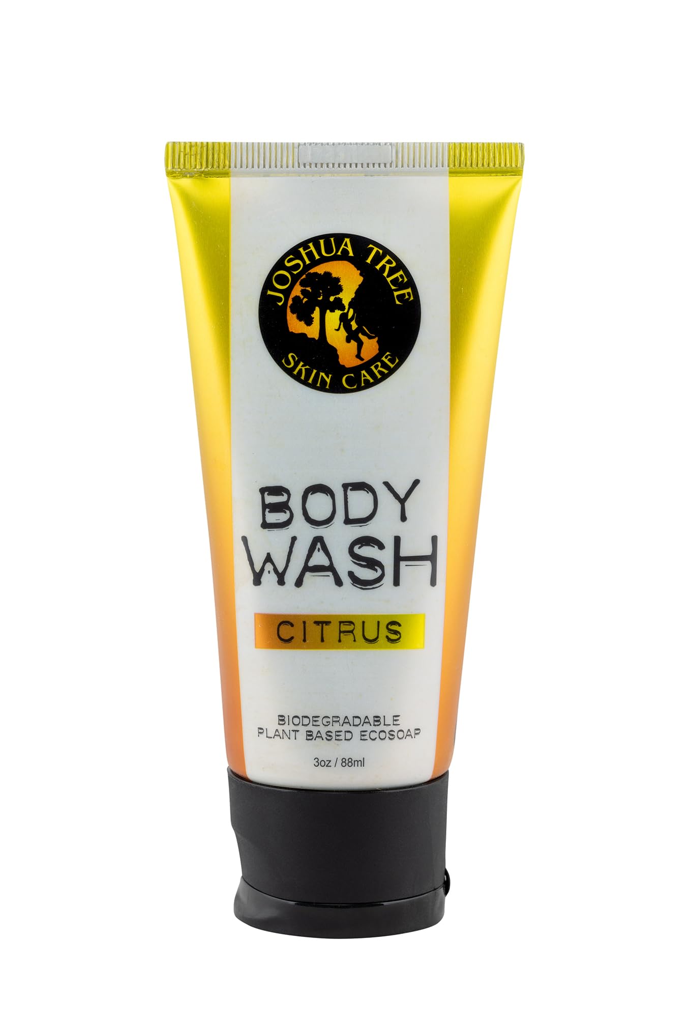JOSHUA TREE 3 oz. Body Wash, Shampoo - Biodegradable Plant Based Eco Soap with Organic Ingredients (Citrus) Beauty & Personal Care JOSHUA TREE