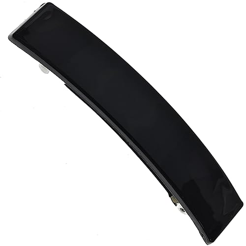 Camila Paris AD820 French Hair Barrette Clip for Girls, Black, Rubberized Metal Clasp, Strong Hold Grip Hair Clips for Women, No Slip and Durable Beauty & Personal Care Camila