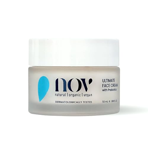 NOV Ultimate Face Cream - Face Moisturizer for Collagen Boost - Anti Aging Moisturizer Cream for Firming, Hydrating, Replenishing Skin - 1.69 oz Beauty & Personal Care NOV natural organic vegan