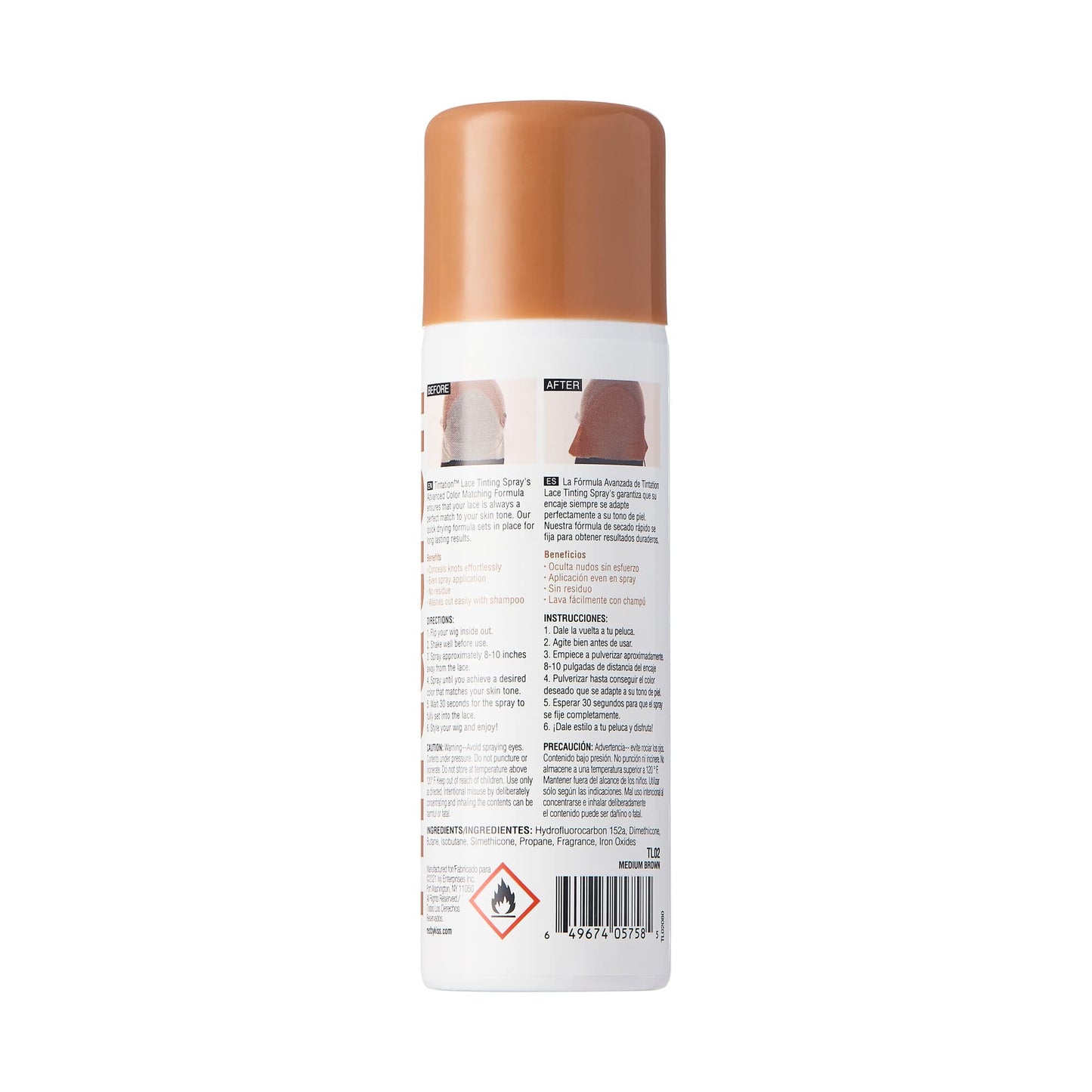 Red by Kiss Lace Tinting Spray, Quick Dry & Skin Tone Matching for Lace Wig, Transfer-Proof, No Smudging, Long Lasting, Precision Control with Pointed Beauty & Personal Care Red by Kiss