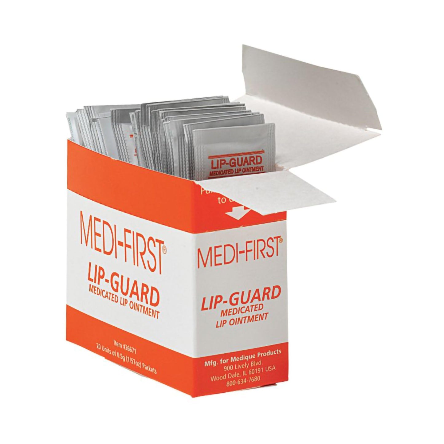 Medi-First Lip Balm, Individual Packets, 20 Pack_x000D_ Beauty and Personal Care Medi-First